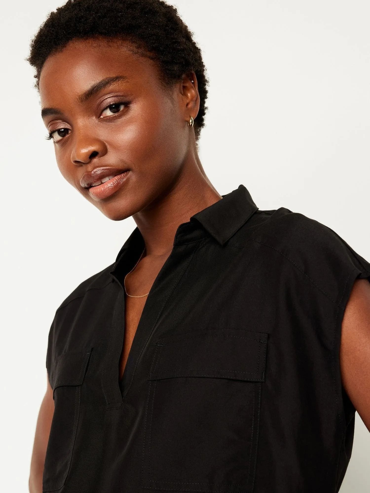OLD NAVY Blusa Utility Old Navy Mujer